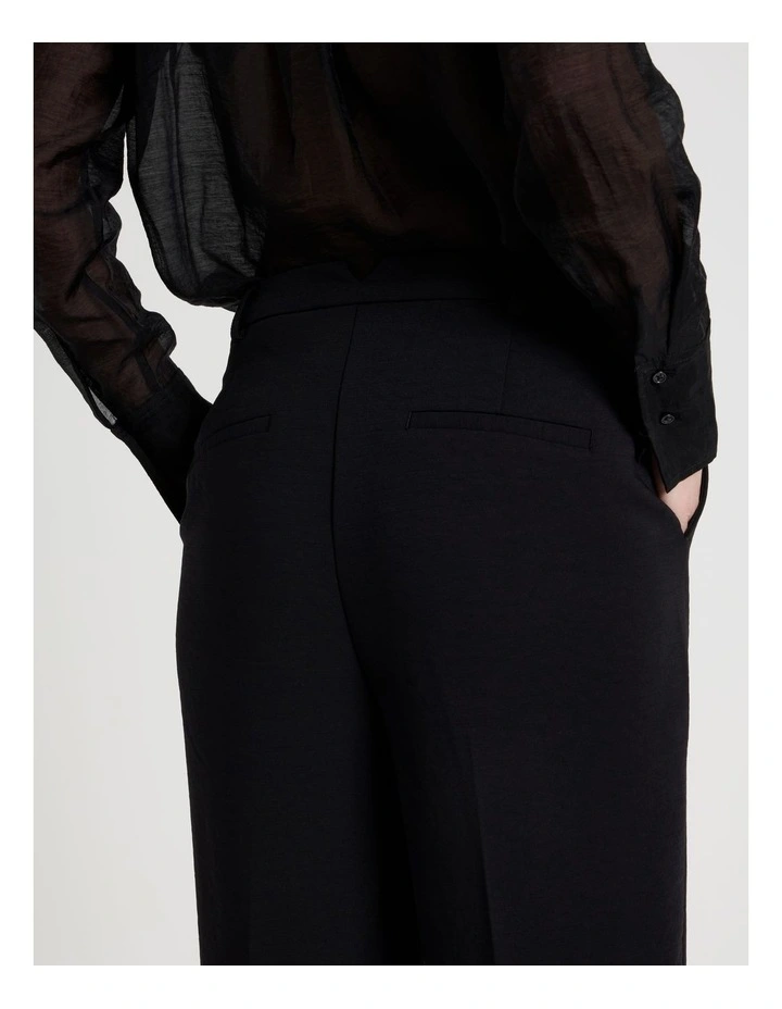 Straight Leg Pant in Black image 6