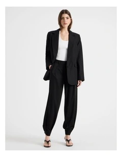 Soft Balloon Pant in Black