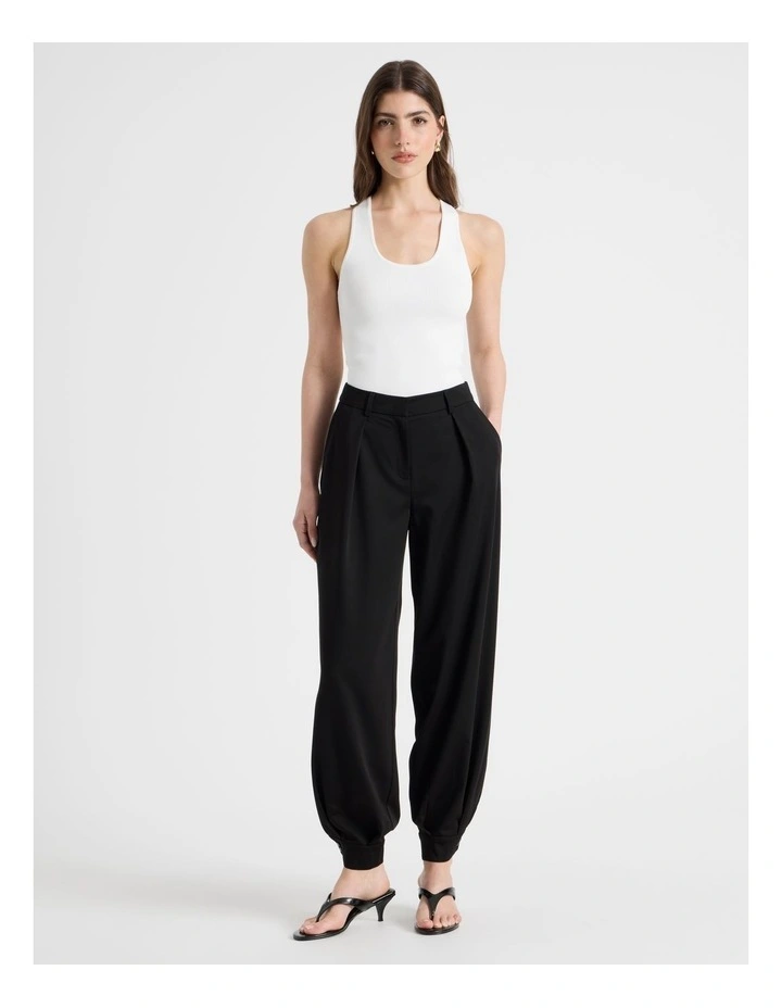 Soft Balloon Pant in Black image 7