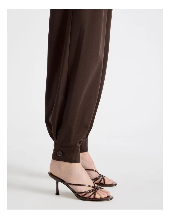 Soft Balloon Pant in Chocolate image 3