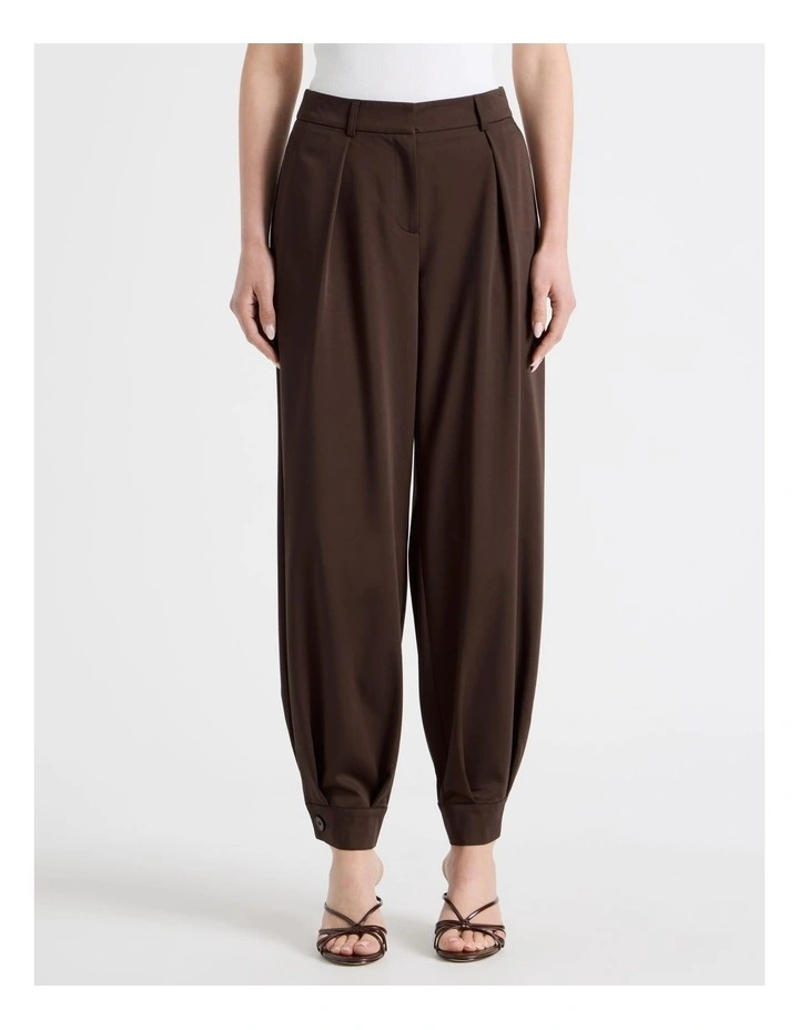 Soft Balloon Pant in Chocolate image 5