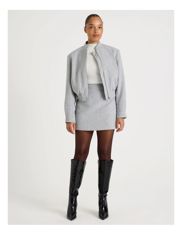 Mini Skirt in Grey image 1