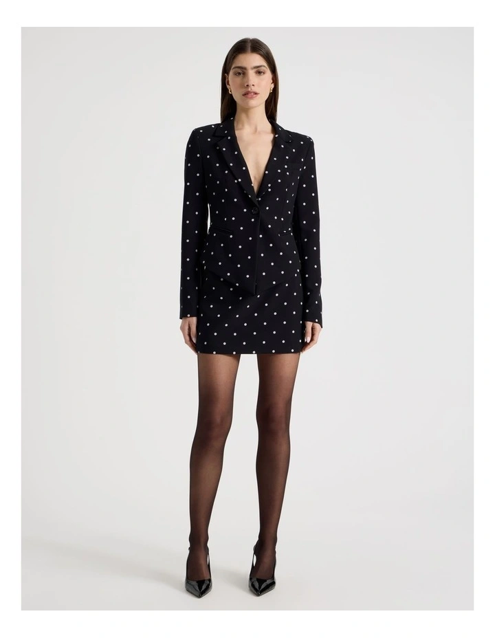 Spot Mini Skirt in Black image 1