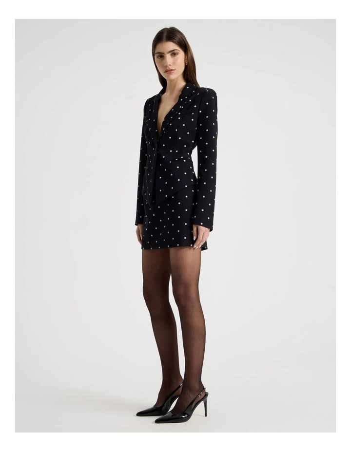 Spot Mini Skirt in Black image 7