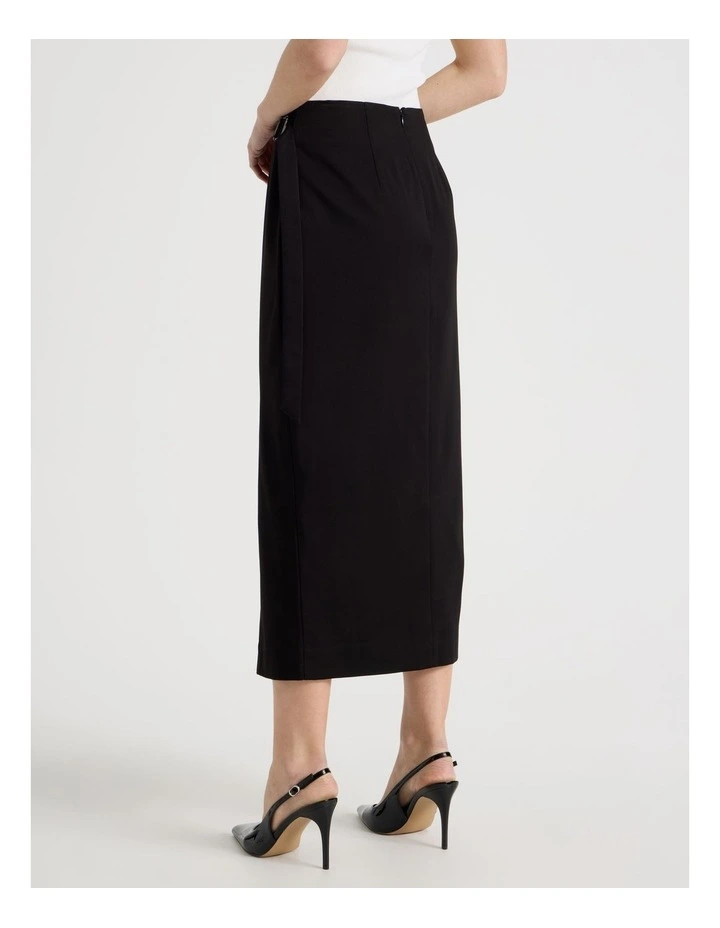 D-Ring Column Skirt in Black image 6