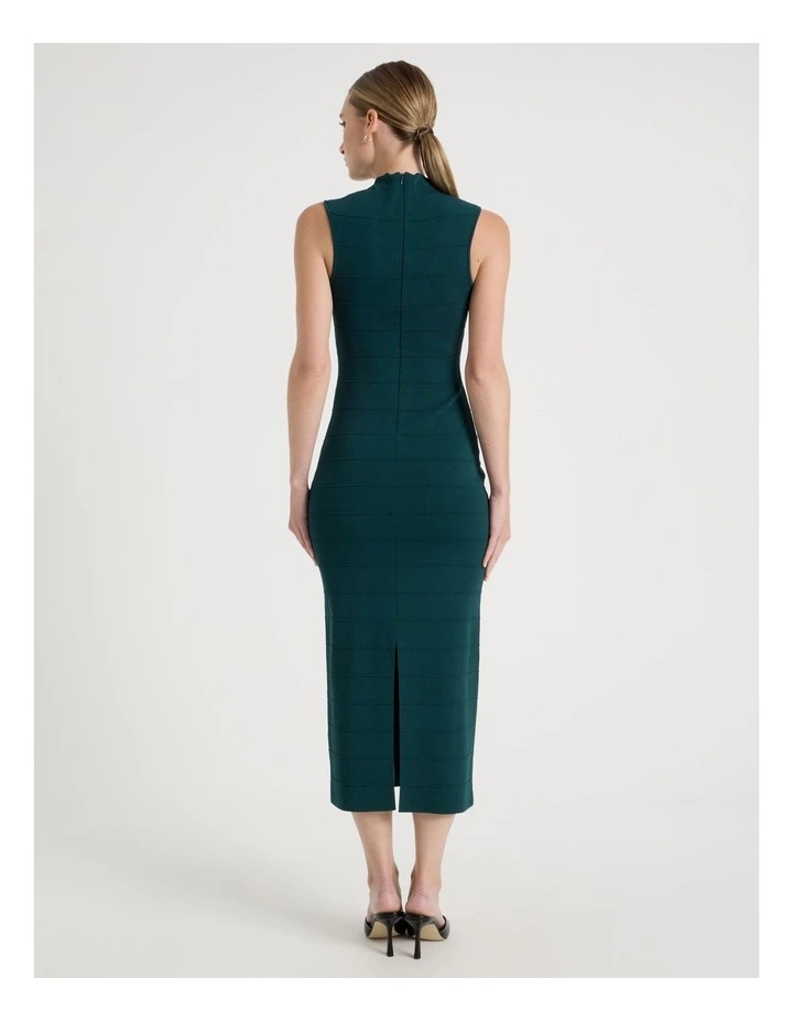 Bandage Knit Midi Dress in Atlantic image 6