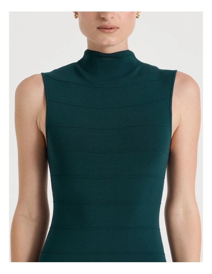 Bandage Knit Midi Dress in Atlantic image 7