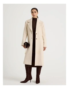 Petite Top Coat in Stone