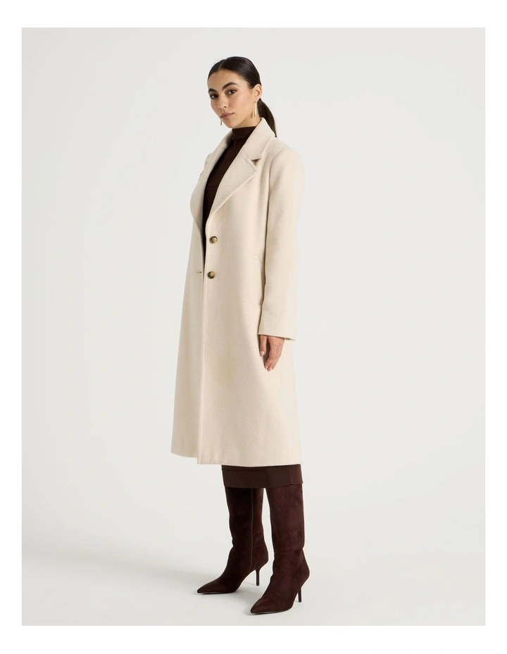 Petite Top Coat in Stone image 3