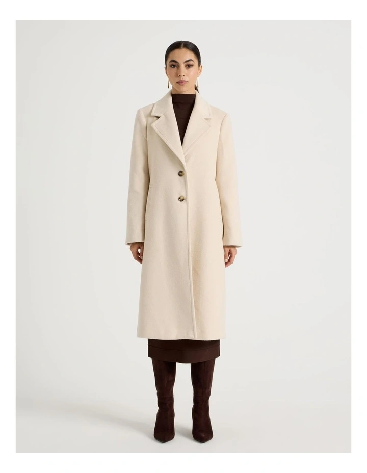 Petite Top Coat in Stone image 5
