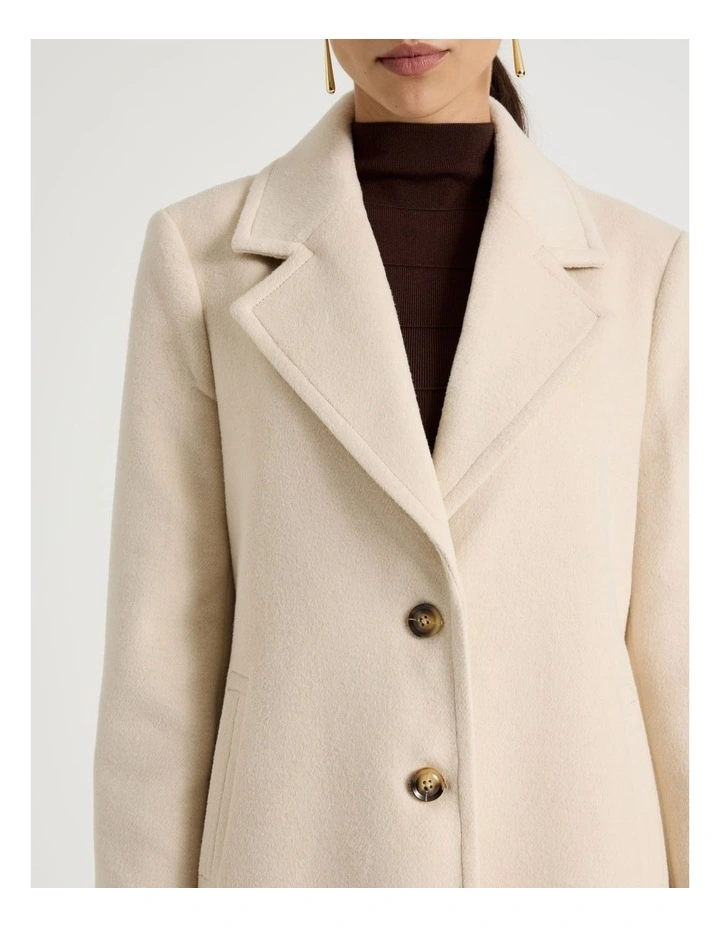 Petite Top Coat in Stone image 7