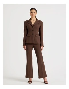 Petite Bootcut Pant in Dark Brown