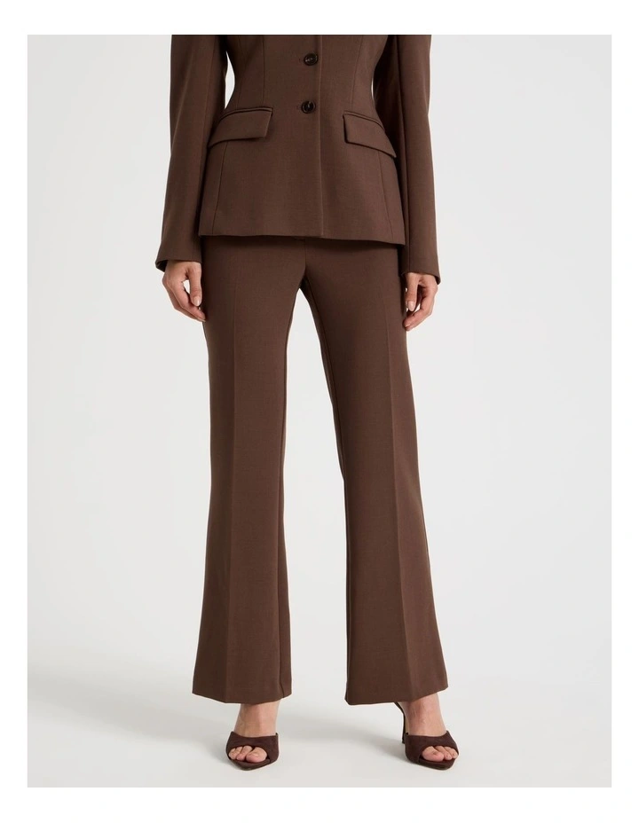 Petite Bootcut Pant in Dark Brown image 2