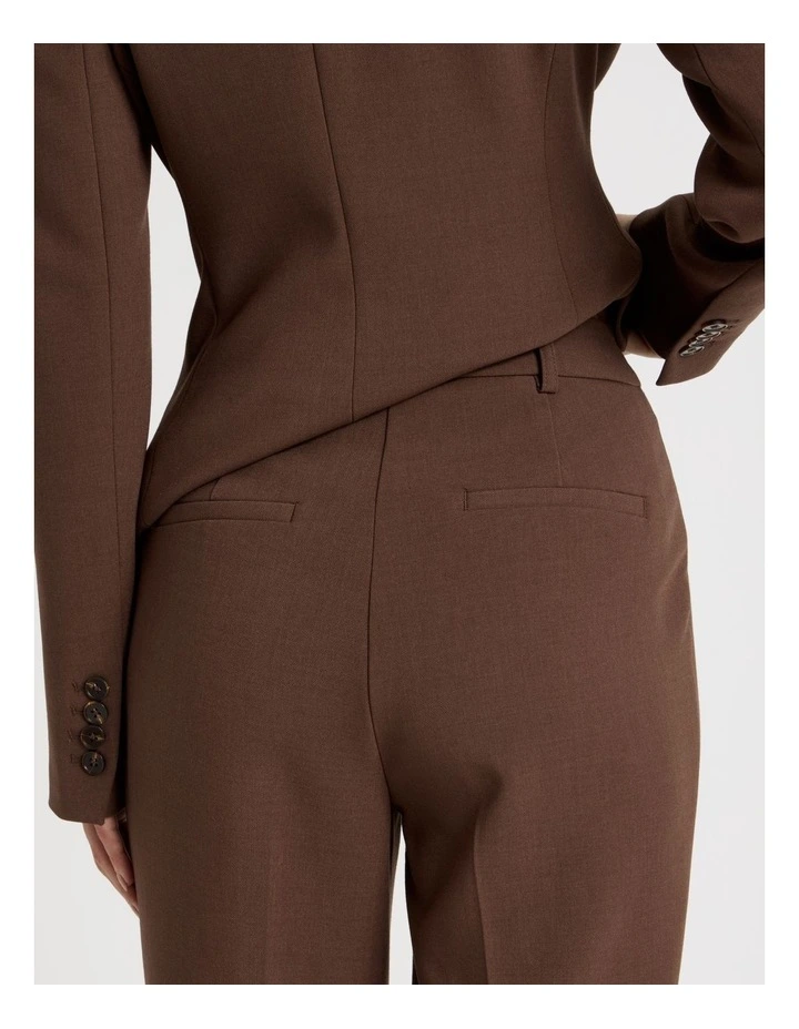 Petite Bootcut Pant in Dark Brown image 6