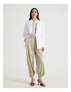 Petite Soft Balloon Pant in Stone