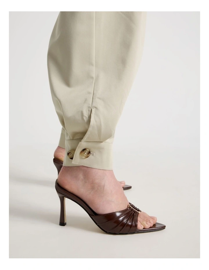 Petite Soft Balloon Pant in Stone image 4