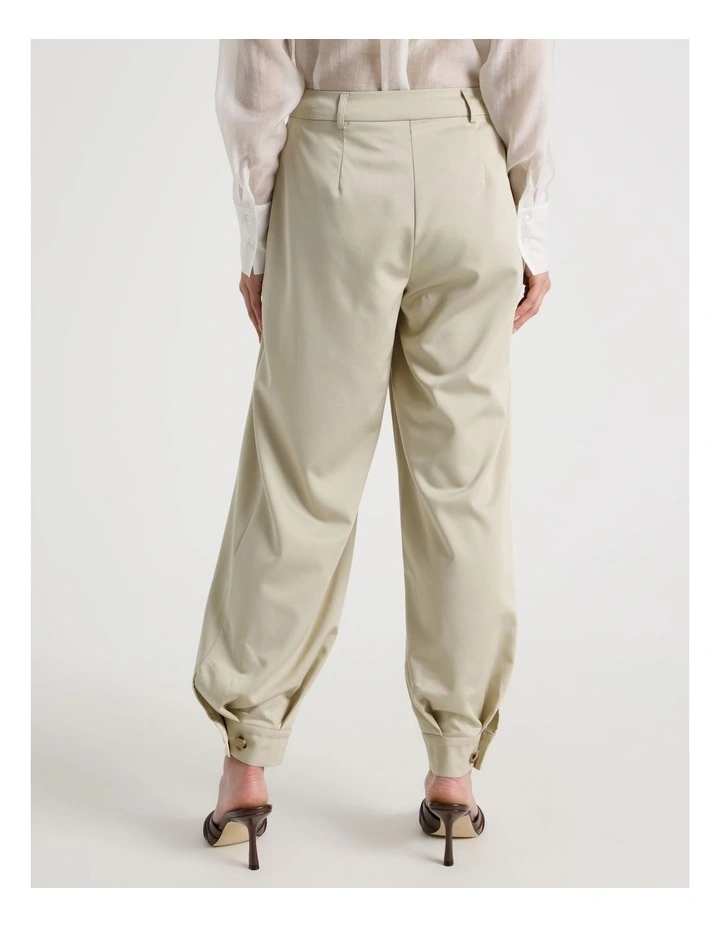 Petite Soft Balloon Pant in Stone image 6