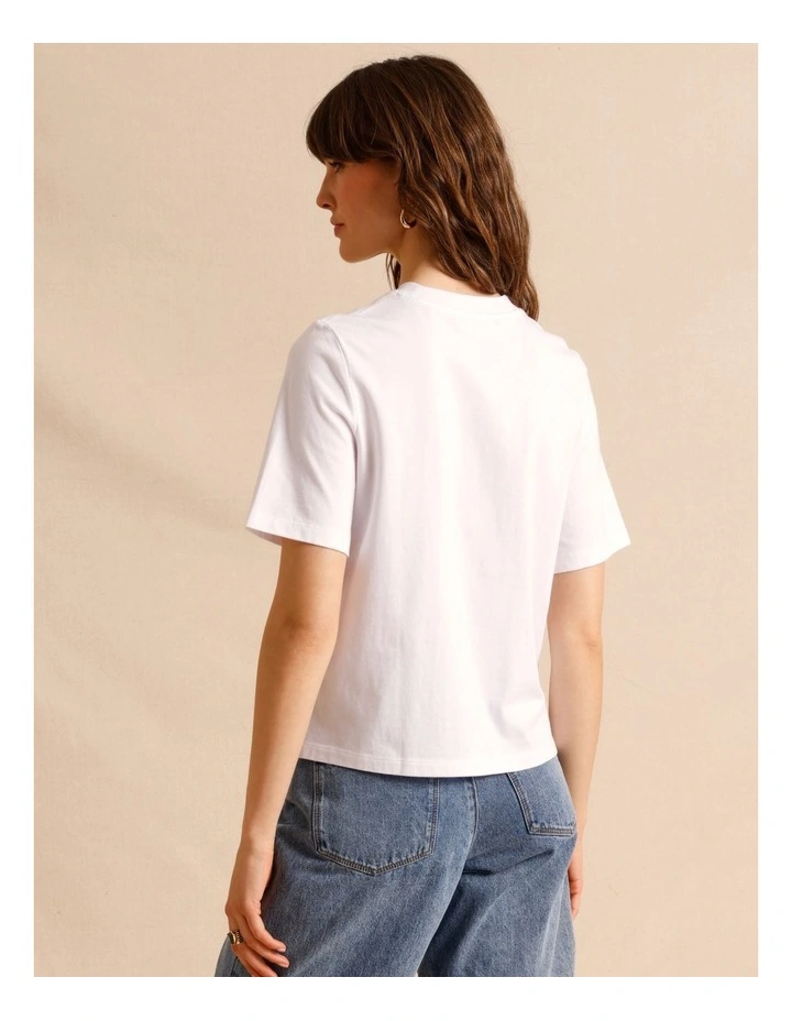 Christmas Tee in White image 5