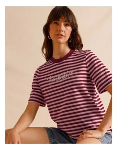 Christmas Tee in Pink