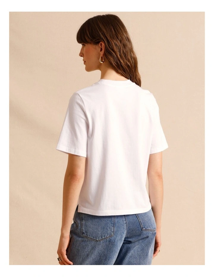 Christmas Tee in White image 5
