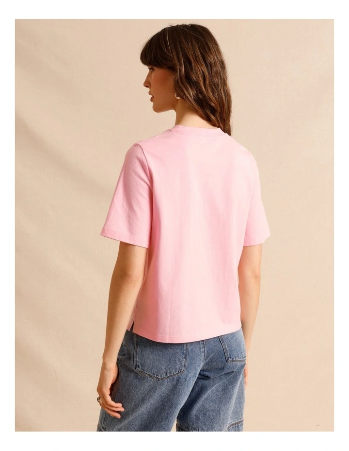 Christmas Tee in Light Pink image 4