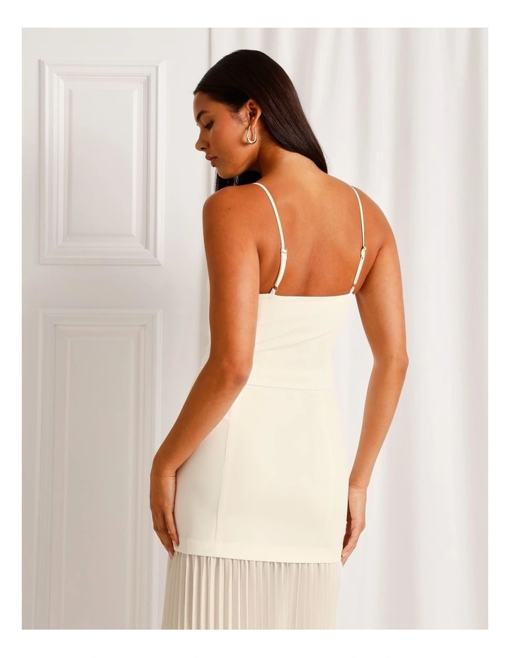 Co-Ord Ruched Side Cami Top in Ivory image 5