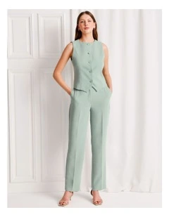 Straight Leg Pant in Matcha