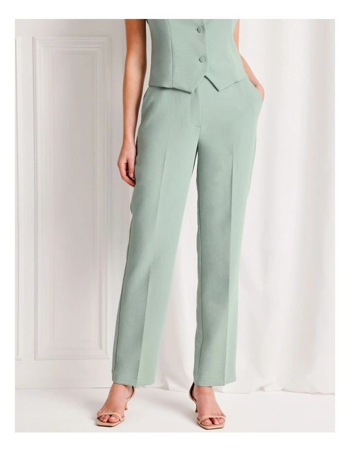 Straight Leg Pant in Matcha image 2