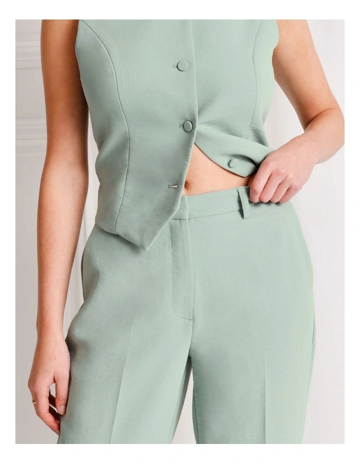 Straight Leg Pant in Matcha image 4
