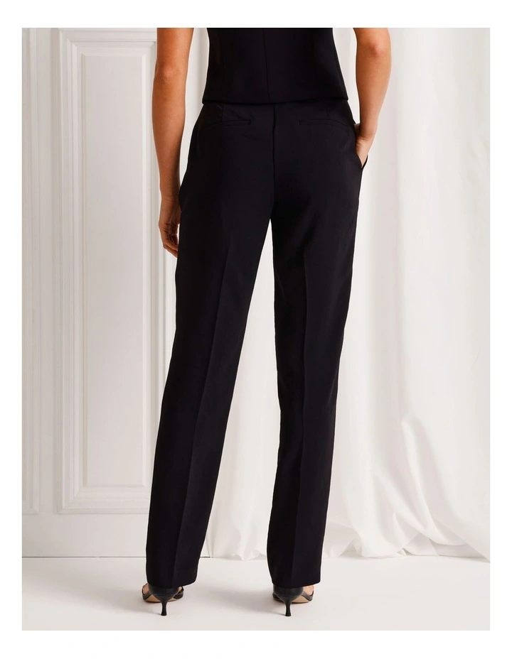 Straight Leg Pant in Black image 5