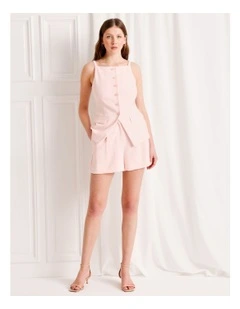 Tailored Short in Light Pink