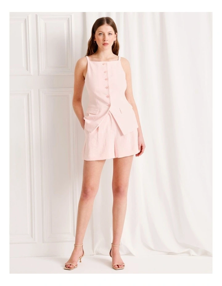 Tailored Short in Light Pink image 1