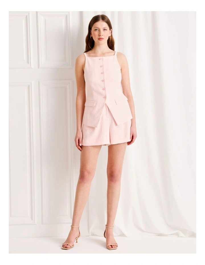 Tailored Short in Light Pink image 6