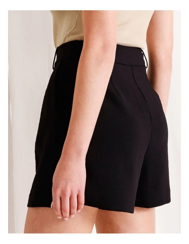 Tailored Short in Black image 5