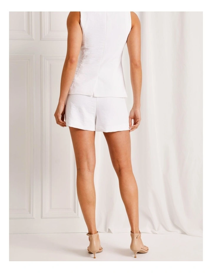 Tailored Short in White image 4