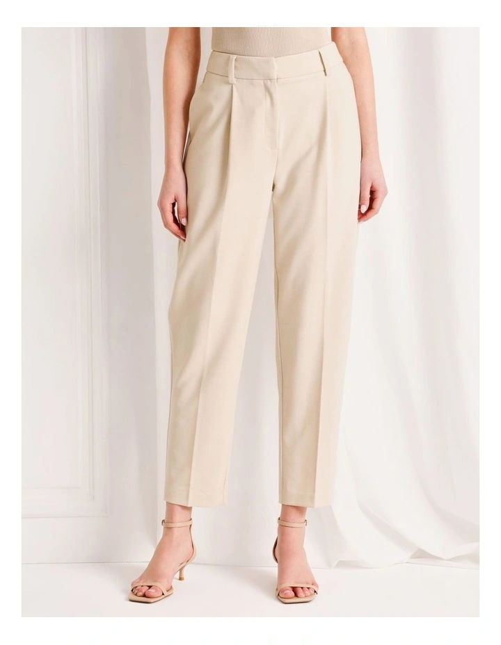 Barrel Leg Pant in Stone image 3