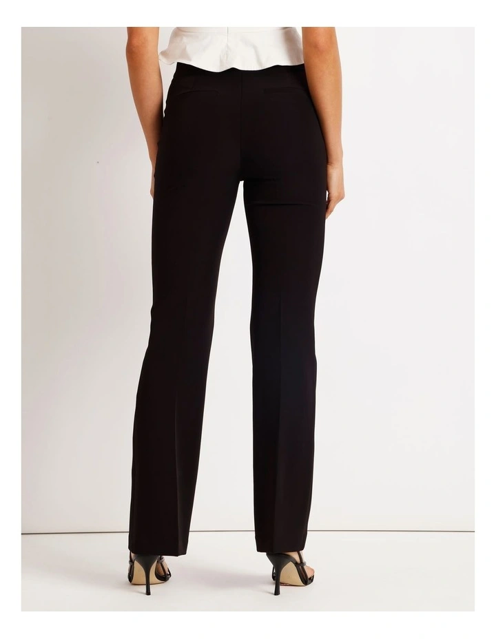 Mid Rise Flare Pant in Black image 6