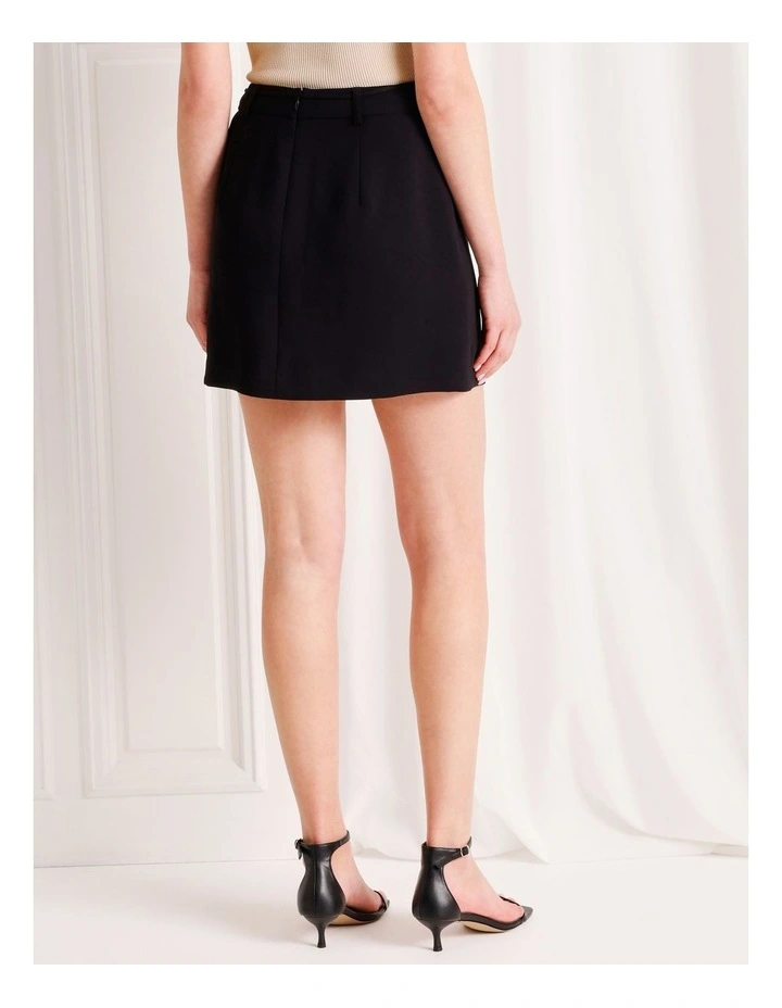 Mini Skirt in Black image 4