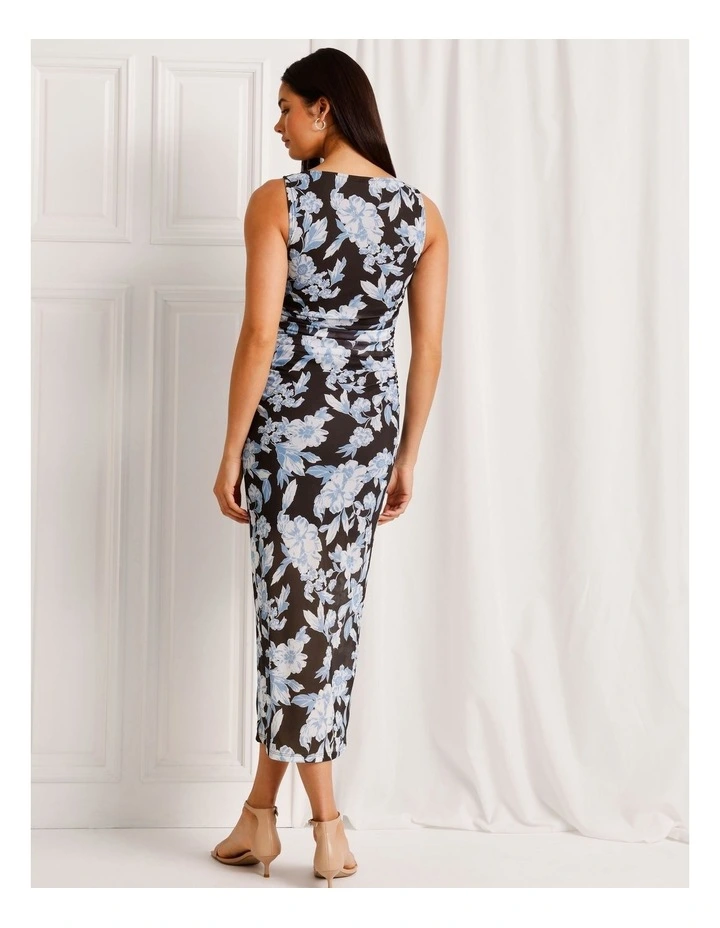 Mesh Sleevless Midi Dress image 6