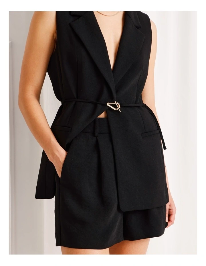 Tailored Short in Black image 2