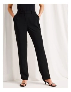 Straight Leg Pant in Black