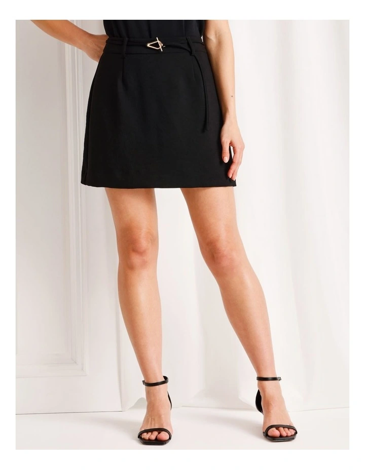 Mini Skirt in Black image 1