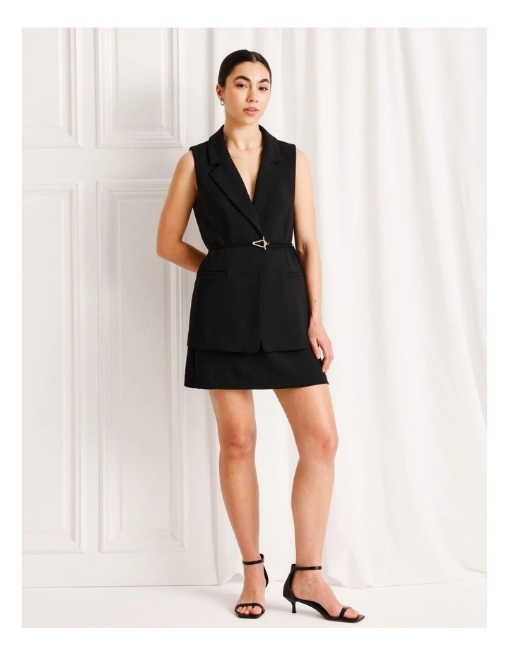 Mini Skirt in Black image 2