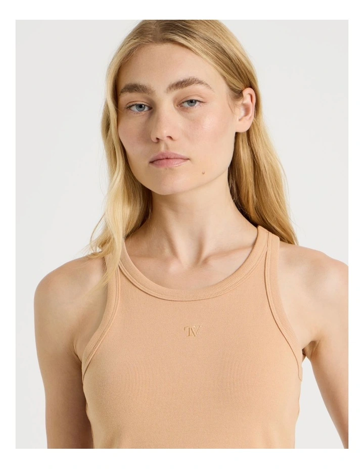 Racer Tank in Sand image 6