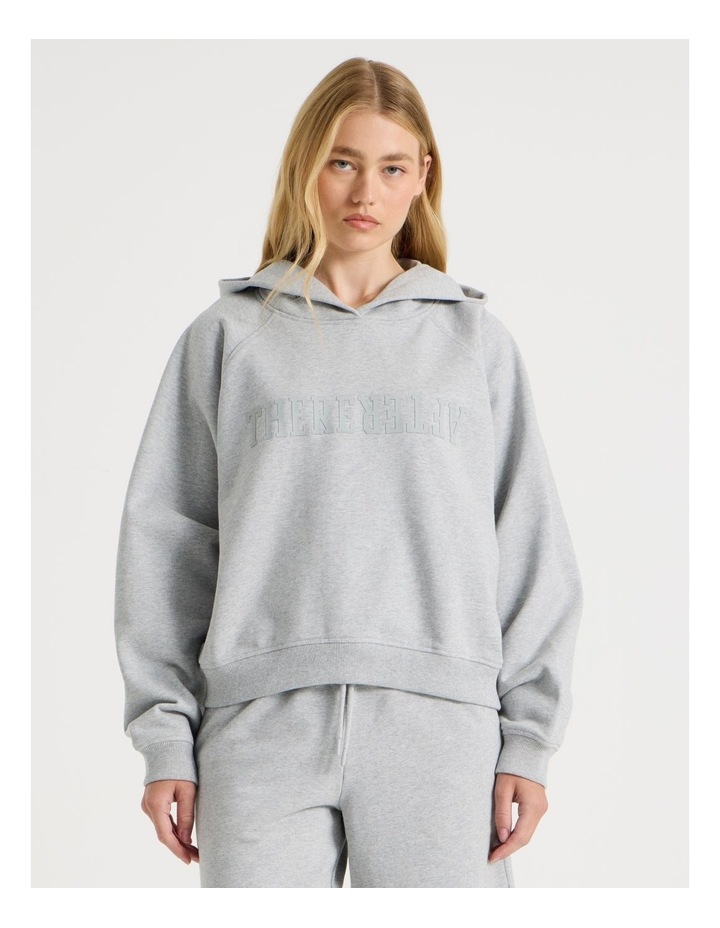 Raglan Hoodie in Grey Marle