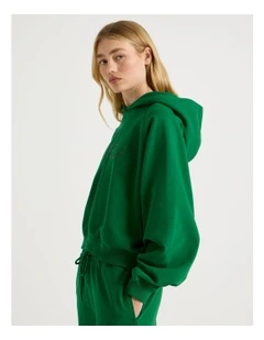 Raglan Hoodie in Green