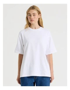 Oversized Tee in White