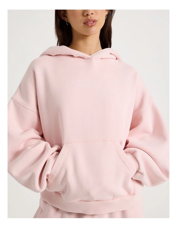 Acid Wash Sweat Top in Potpourri Pink image 5