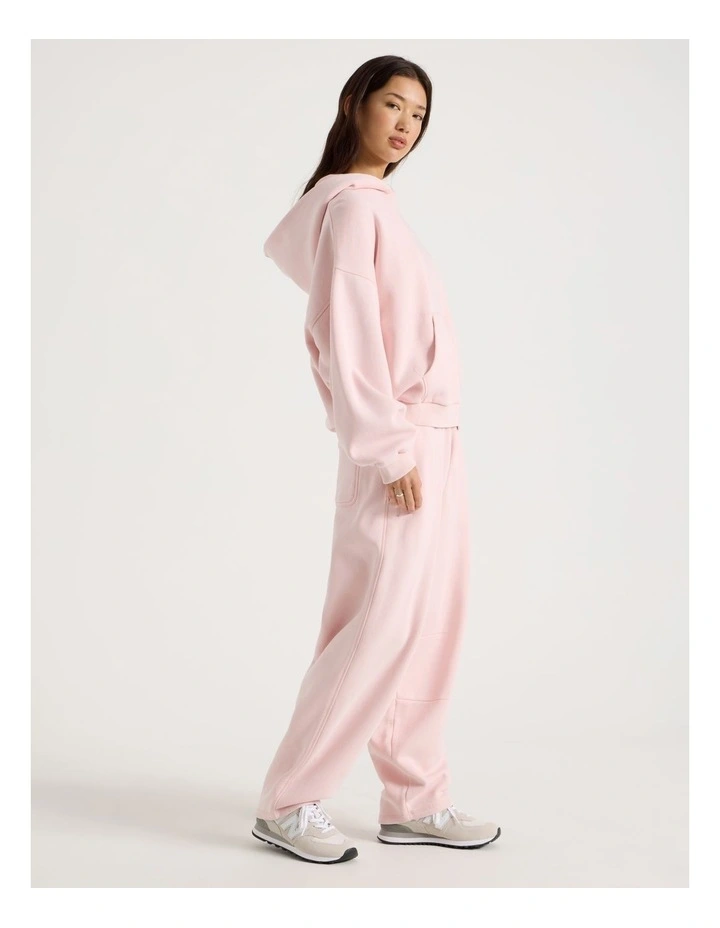 Acid Wash Sweat Top in Potpourri Pink image 7