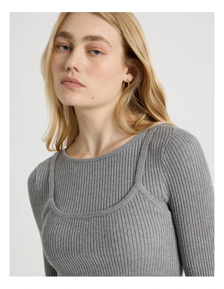 Double Layer Lightweight Knit image 4